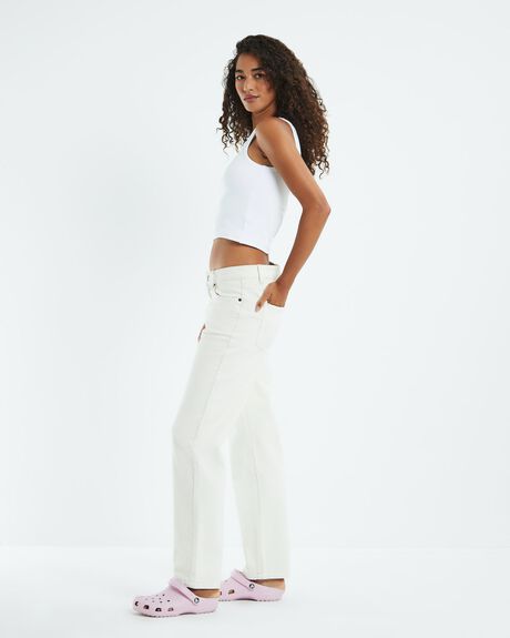 WHITE WOMENS CLOTHING GENERAL PANTS CO. BASICS T-SHIRTS + SINGLETS - 52418000027