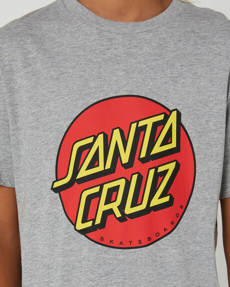 GREY MARLE KIDS BOYS SANTA CRUZ TOPS - SB123-SS01GRYM