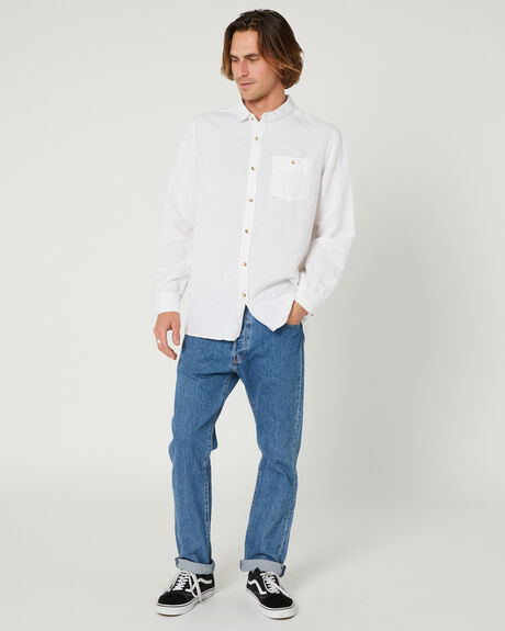 WHITE MENS CLOTHING ROLLAS SHIRTS - 16124B001