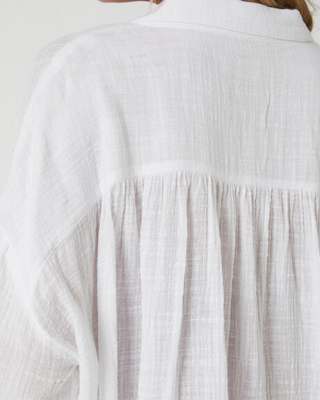 WHITE WOMENS CLOTHING TIGERLILY SHIRTS - T622047-WHI