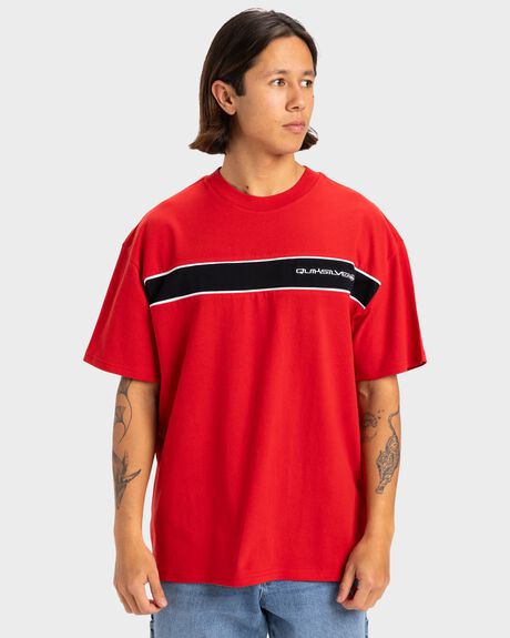 SAMBA MENS CLOTHING QUIKSILVER T-SHIRTS + SINGLETS - UQYKT03300-RZK0