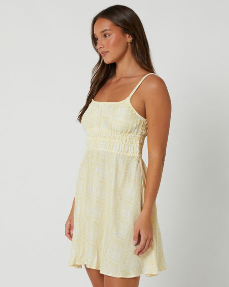 SUNSHINE CHECK WOMENS CLOTHING THE HIDDEN WAY DRESSES - HWWW23477-CHECK