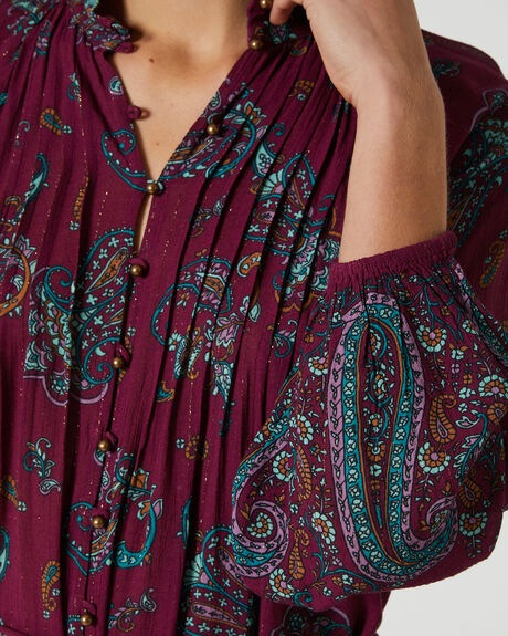 GRAPE WOMENS CLOTHING TIGERLILY DRESSES - T635412GRP