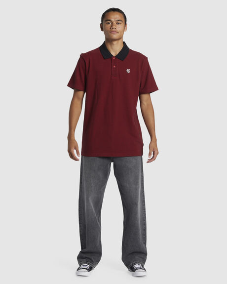 MERCURY POLO SALSA MENS CLOTHING QUIKSILVER SHIRTS - AQYKT03126-RZM3