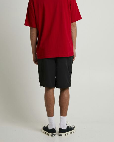 BLACK MENS CLOTHING SPENCER PROJECT SHORTS - SPMS25139-BLK