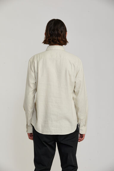 NATURAL MENS CLOTHING RVCA SHIRTS - AVYWT00381-NAT