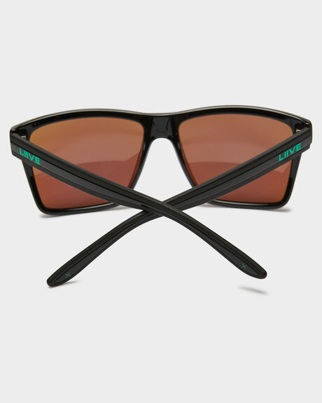 MATT BLACK MENS ACCESSORIES LIIVE VISION SUNGLASSES - LX100A-MBLK