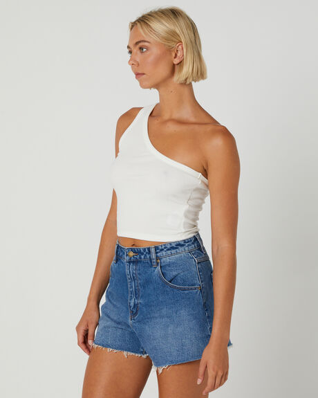 WHITE WOMENS CLOTHING SWELL SINGLETS - S8232272WHT
