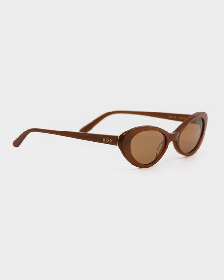 CHOCOLATE BROWN WOMENS ACCESSORIES RIXX EYEWEAR SUNGLASSES - RXTTE01