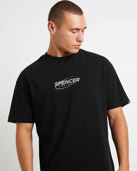 BLACK MENS CLOTHING SPENCER PROJECT T-SHIRTS + SINGLETS - 1000105522-BLK-S