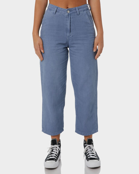 DUSTY BLUE WOMENS CLOTHING STUSSY PANTS - ST116604DSTB