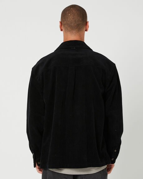BLACK MENS CLOTHING RUSTY JACKETS - JKM0459BLK
