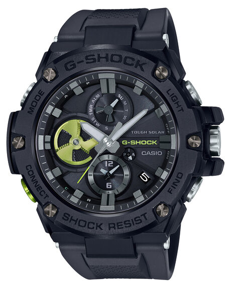 G Shock Gst-B100 G-Steel Premium Watch - Black Lime | SurfStitch