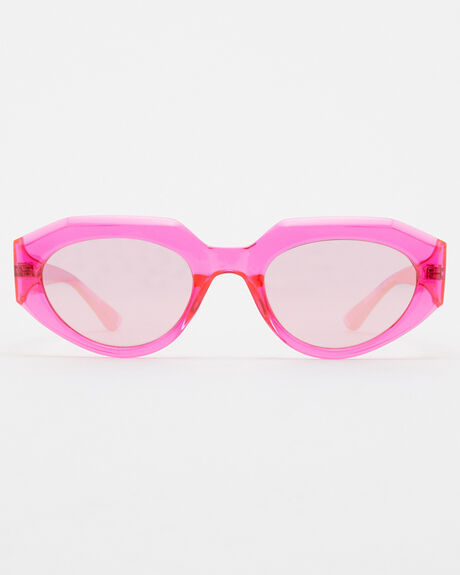 NEON PINK MIRROR WOMENS ACCESSORIES AIRE SUNGLASSES - AIR2442207-NEONP