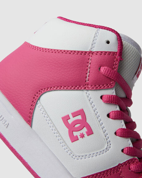 CRAZY PINK KIDS GIRLS DC SHOES SNEAKERS - ADGS300116-CRP