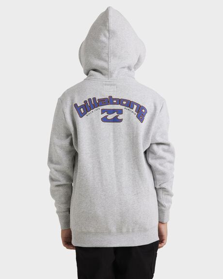 GREY MARLE KIDS YOUTH BOYS BILLABONG JUMPERS + HOODIES - UBBFT00145-GYM