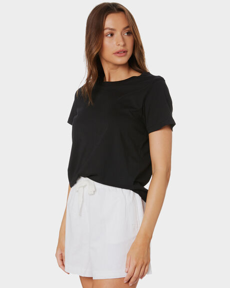 BLACK WOMENS CLOTHING AS COLOUR TEES - 4001BLACK