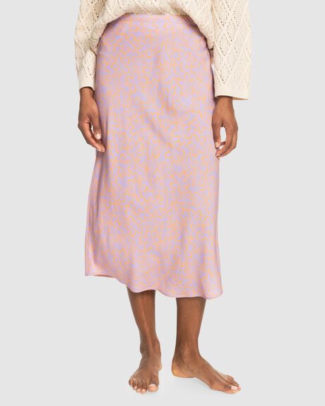 ORANGE HAWAIIAN HEAT WOMENS CLOTHING ROXY SKIRTS - ERJWK03140-NGZ4