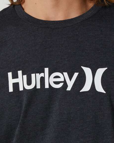 Hurley Evd Wsh Core Oao Solid Mens Tee - Black Heather | SurfStitch
