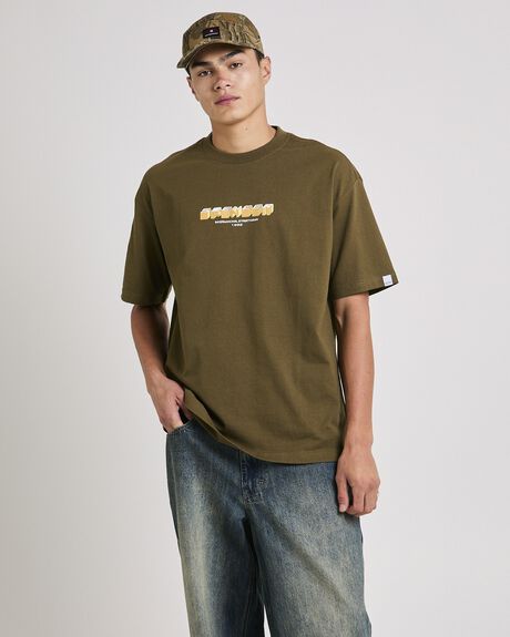 BROWN MENS CLOTHING SPENCER PROJECT T-SHIRTS + SINGLETS - SPMW25847-BRN-S
