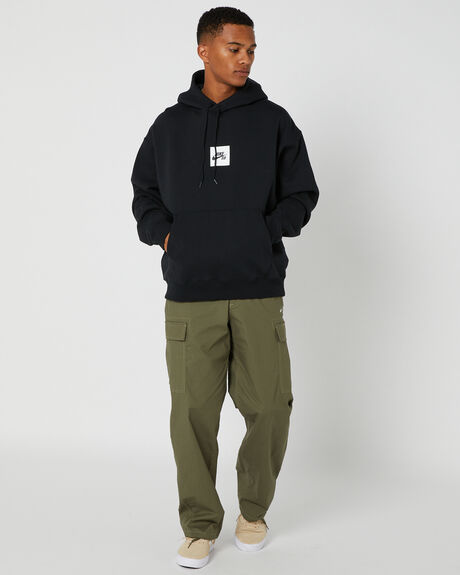 BLACK MENS CLOTHING NIKE HOODIES - DV8839-010