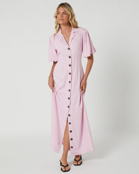 PINK WOMENS CLOTHING LOST IN LUNAR DRESSES - L2452-PINK