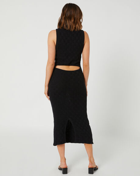 BLACK WOMENS CLOTHING RUE STIIC DRESSES - SW-22-K-07-BLK