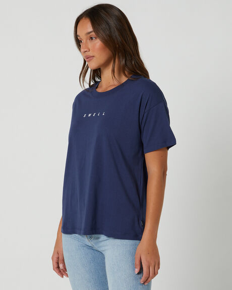 NAVY WOMENS CLOTHING SWELL T-SHIRTS + SINGLETS - SWWW23120.NVY