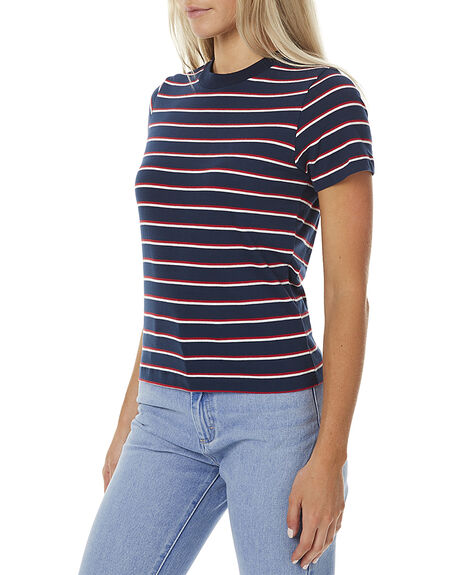 NAVY/RED WOMENS CLOTHING ROLLAS TEES - 121101253