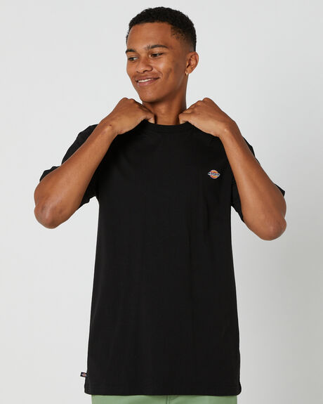 BLACK MENS CLOTHING DICKIES BASIC TEES - DM123-SS02BLACK