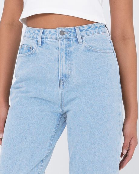 SKY BLUE HEATHER WOMENS CLOTHING RUSTY JEANS - W23-PAL1343-SBH-10