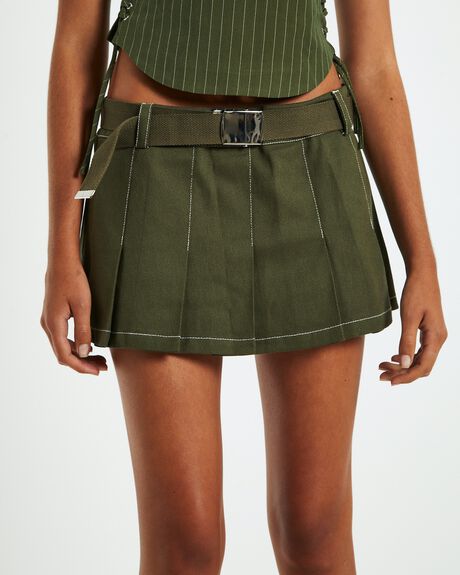 KHAKI WOMENS CLOTHING NEON HART SKIRTS - 52514600023