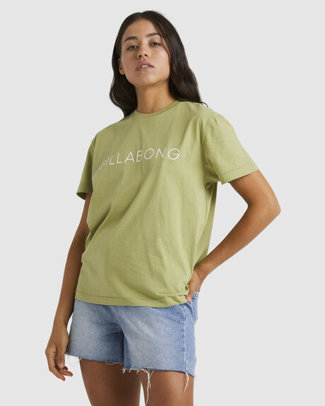 AVOCADO WOMENS CLOTHING BILLABONG T-SHIRTS + SINGLETS - UBJZT00173-AVO