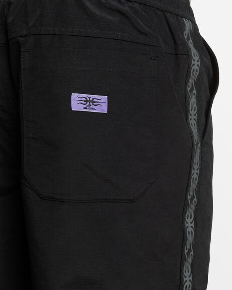 BLACK MENS CLOTHING QUIKSILVER SHORTS - AQYWS03249-KVJ0