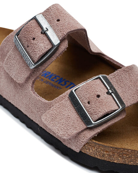 birkenstock arizona lavender suede