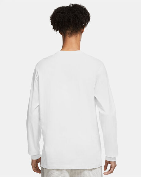 WHITE BLACK MENS CLOTHING NIKE T-SHIRTS + SINGLETS - AR5193-100