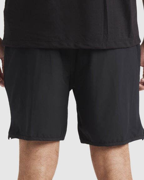 BLACK MENS CLOTHING RVCA SHORTS - V2091YGR-BLK