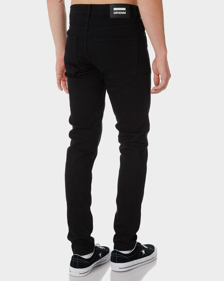 BLACK MENS CLOTHING DR DENIM JEANS - 1330125-101