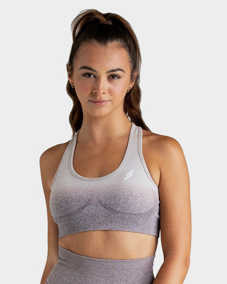 TAUPE WOMENS ACTIVEWEAR DOYOUEVEN SPORTS BRAS - R.04.XS