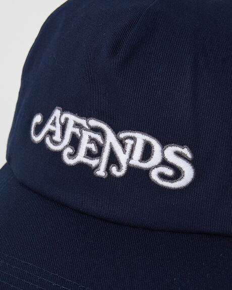 NAVY MENS ACCESSORIES AFENDS HEADWEAR - A242611-NVY