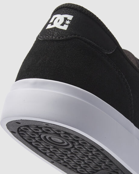 BLACK WHITE MENS FOOTWEAR DC SHOES SNEAKERS - ADYS300763-BKW