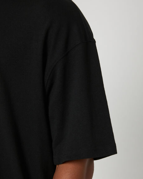 BLACK CLASSIC MENS CLOTHING BRIXTON T-SHIRTS + SINGLETS - 16998-BLCCW