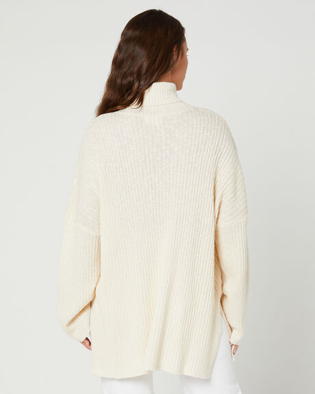 CREAM WOMENS CLOTHING GIRL AND THE SUN KNITS + CARDIGANS - GS724KCRM