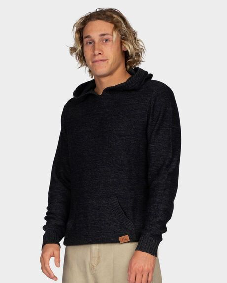 BLACK MENS CLOTHING RUSTY KNITS + CARDIGANS - W22-CKM0071-BLK-1S