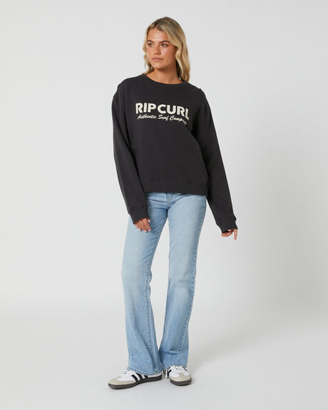 WASHED BLACK WOMENS CLOTHING RIP CURL JUMPERS - 05BWFL-8264