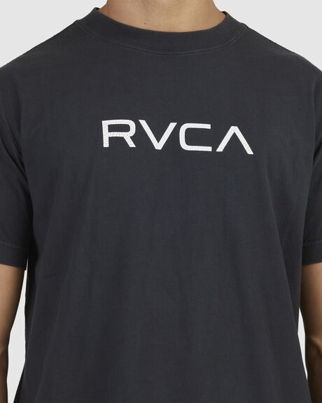 RVCA BLACK MENS CLOTHING RVCA T-SHIRTS + SINGLETS - UVYZT00381-RVB