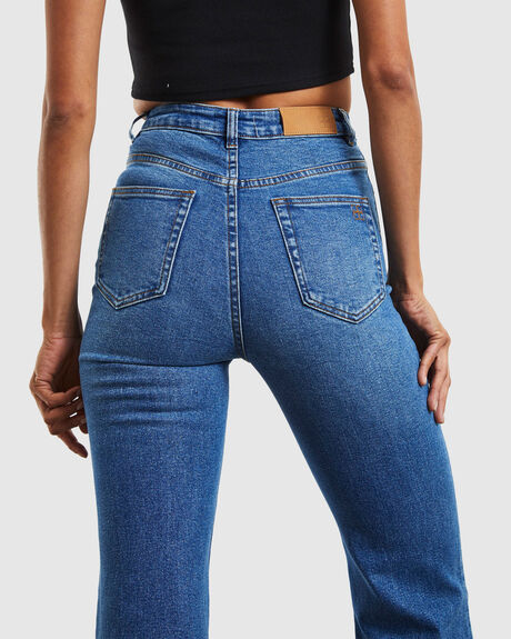 BLUE WOMENS CLOTHING INSIGHT JEANS - 47743600042