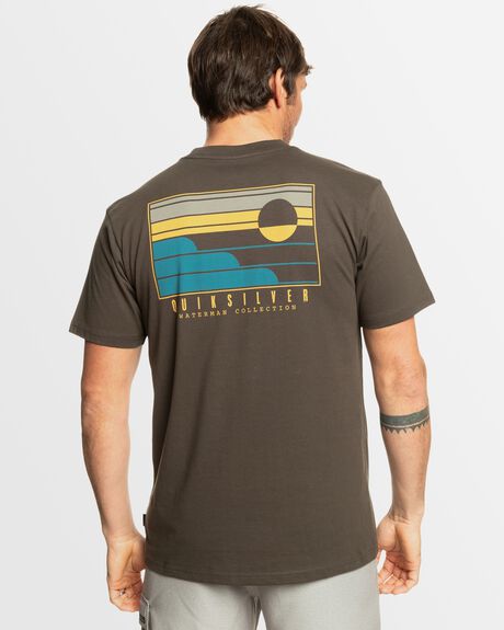 EARTH MENS CLOTHING QUIKSILVER T-SHIRTS + SINGLETS - UQMZT03274-KSL0