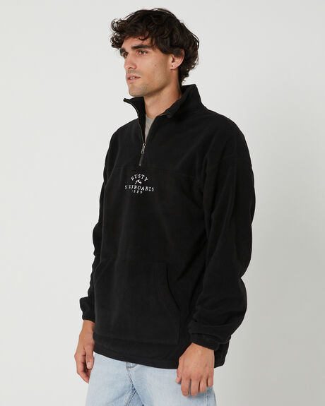 BLACK MENS CLOTHING RUSTY JUMPERS - FTM0883BLK