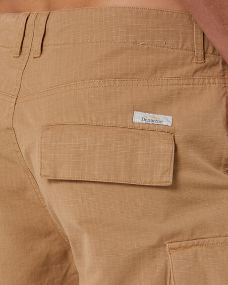 TAN MENS CLOTHING DEPACTUS SHORTS - DEMS23220TAN